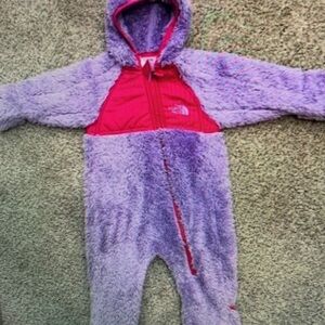 Kids Purple and Pink Fleece Jacket